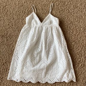 White Eyelet dress